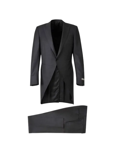 Canali logo-detail suit Grey 1991393BF01