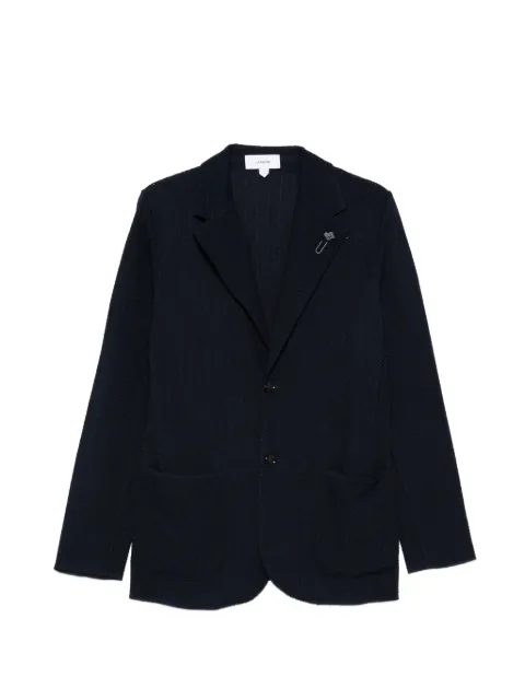 Lardini notched-lapel blazer Blue CNCLJM56PA66008