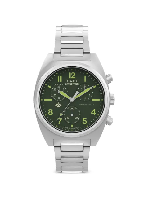 TIMEX Expedition® Capstone chronograph 41mm watch Green TW2Y61300
