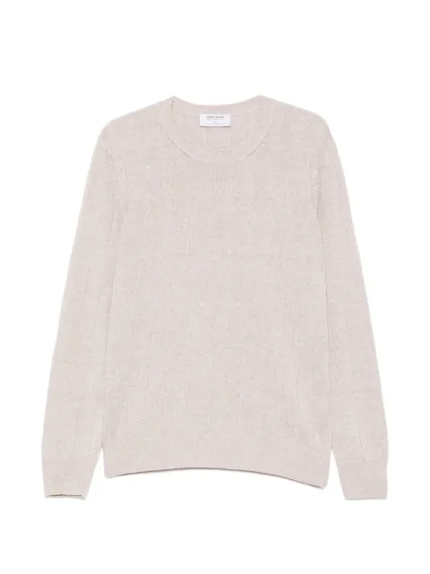 Gran Sasso ribbed crew-neck sweater Neutrals 2319018665