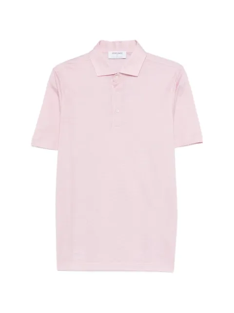 Gran Sasso half-button polo shirt Pink 6010372710243