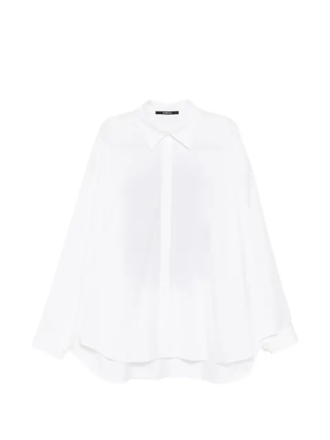 SONGZIO graphic-embroidered shirt White M12SH706