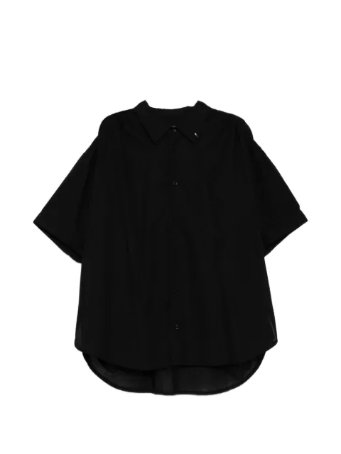 SONGZIO graphic-embroidered shirt Black M13SH703BK