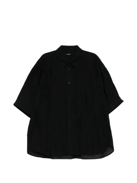 SONGZIO textured shirt Black M13SH702