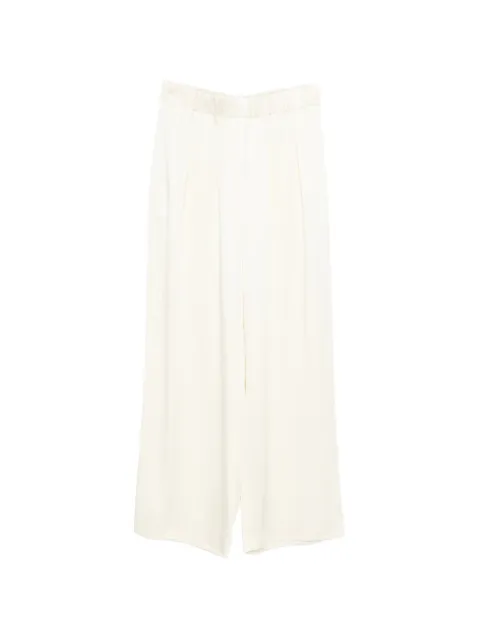 Jil Sander elasticated-waistband palazzo pants Neutrals J02KA0383J76018