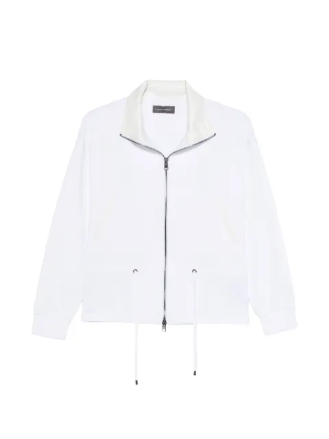 Lorena Antoniazzi zip-up sweatshirt White P2663FE01A3674