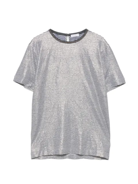 Brunello Cucinelli striped T-shirt Blue MQ977DU500C2097