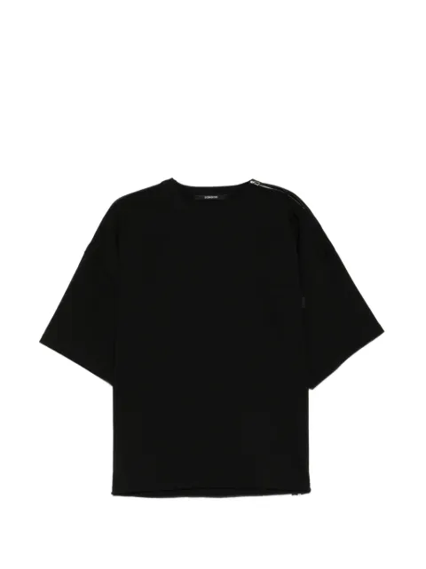 SONGZIO polyptych woven T-shirt Black M13TS701