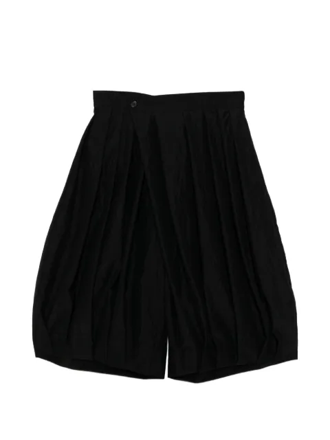 SONGZIO gathered shorts Black M13PT711