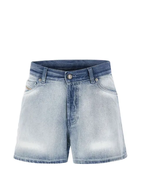 Diesel De-Helios faded high-rise shorts Blue A2383109P29