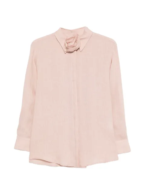 Marella Editore floral-embellishment shirt set (set of two) Pink 26131110842
