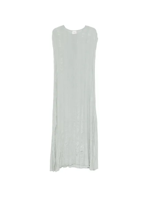 Alysi ribbed sleeveless midi dress Blue 216304P6047