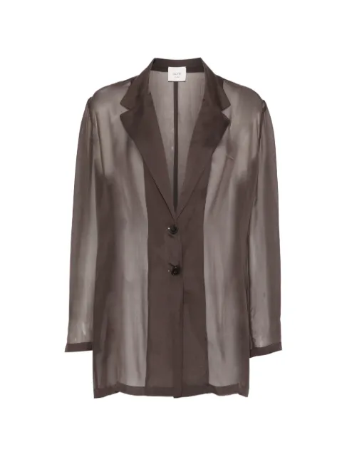 Alysi buttoned blouse Brown 116827P6214