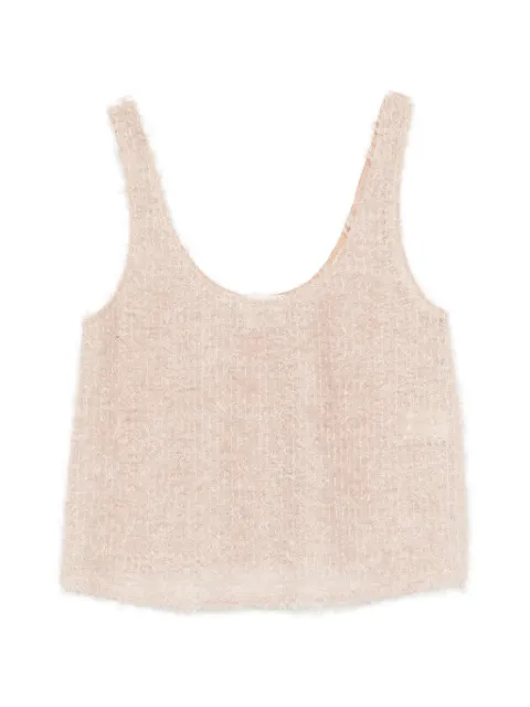 Alysi textured tank top Neutrals 116279P6225