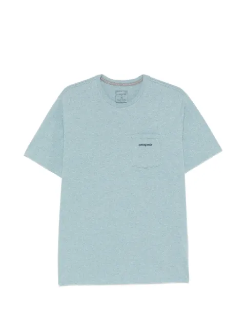 Patagonia front-logo T-shirt Blue 37655