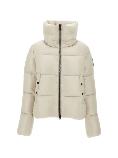 Save The Duck Isla high-neck puffer jacket Neutrals D39370WLOVE21400