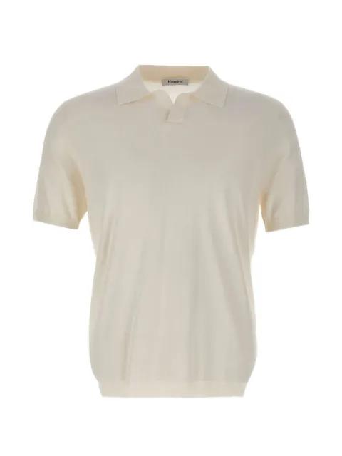 Kangra ribbed short-sleeve polo Neutrals 300423025