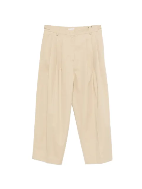 Marella pleated cropped trousers Grey 26131310242