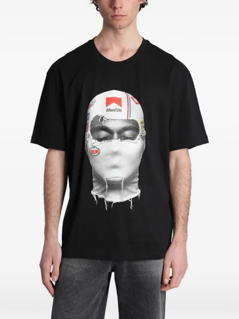 Ih Nom Uh Nit graphic-print cotton T-shirt Black NCS26200