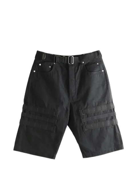 Rick Owens Geth belted cargo shorts Black RL01F2305CSL