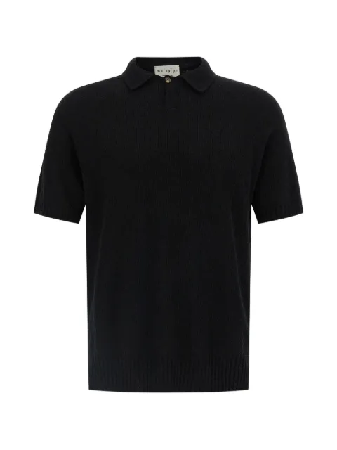 Ma'ry'ya short-sleeve polo shirt Black YSK003D8