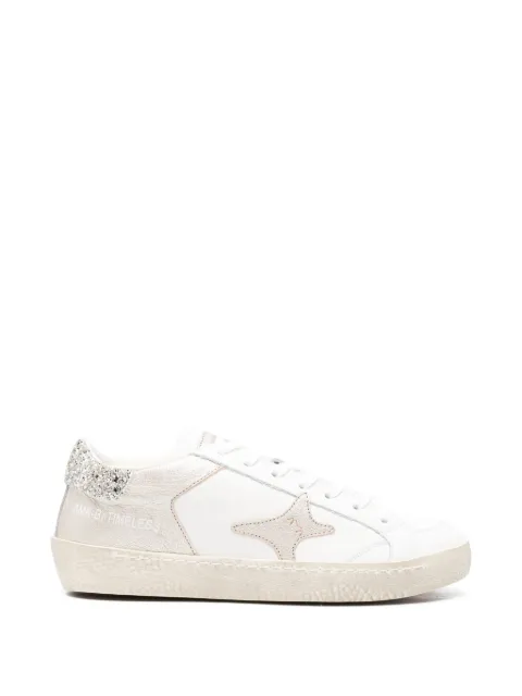 Ama Brand star-embellished sneakers White 4606