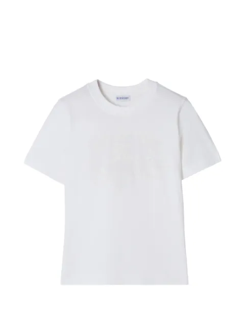 Burberry Knight stamp cotton T-shirt White 8126339