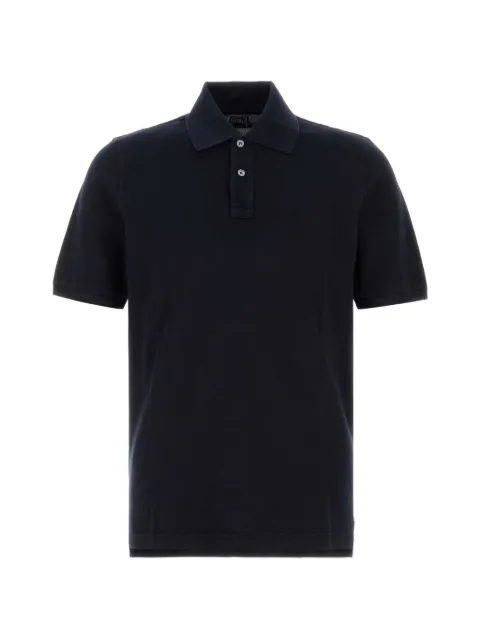 Fedeli piquet polo shirt Blue TUD00128