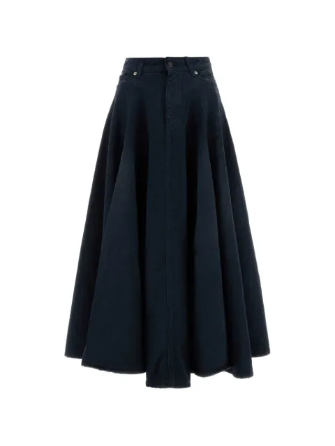 Balenciaga A-line maxi skirt Blue 856906TTW64