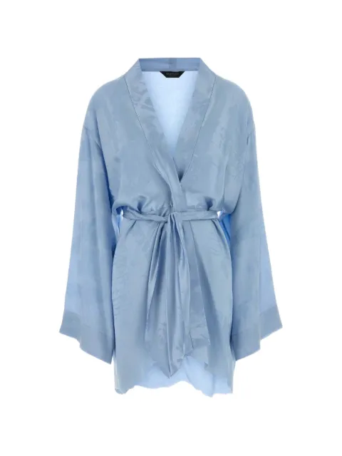 Balenciaga belted robe Blue 857327TTN10