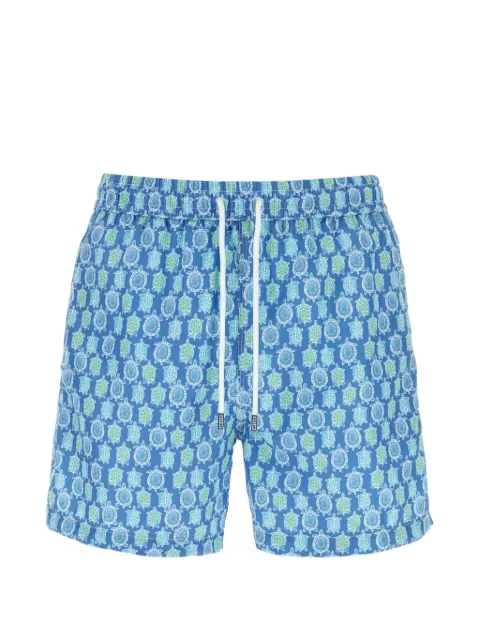 Fedeli printed swimming shorts Blue TU00318F80