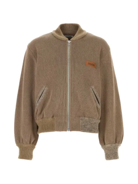 Magliano cotton blend bomber jacket Neutrals MGSS26JA01192