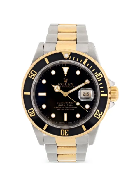 Rolex Oyster Perpetual Submariner 40mm watch Black 16613
