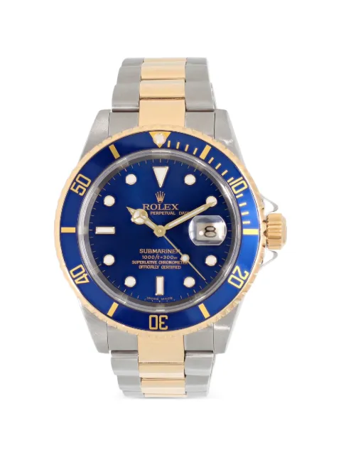 Rolex Oyster Perpetual Submariner 40mm watch Blue 16613