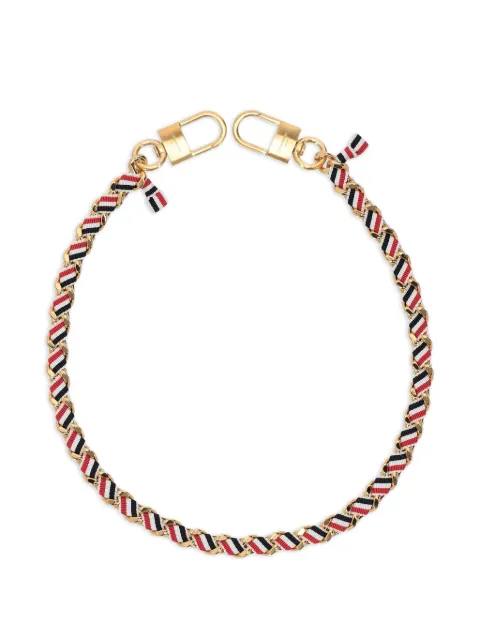 Thom Browne RWB grosgrain chain 63cm Gold UAM081A01763
