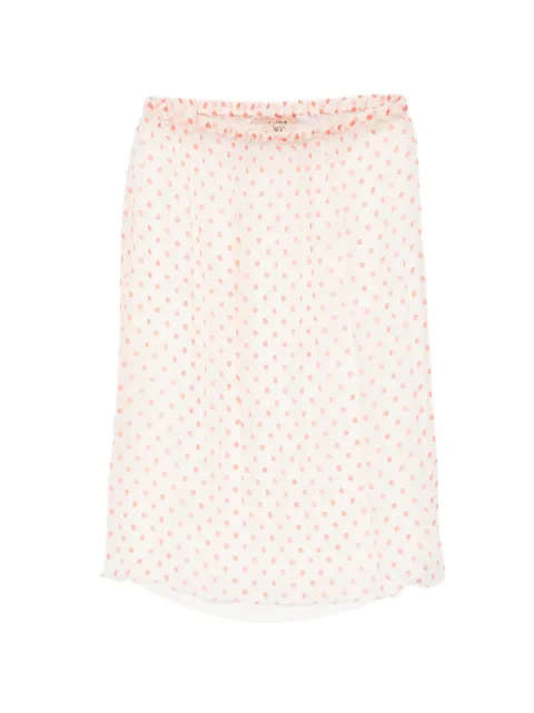 Nº21 polka dot midi skirt Neutrals 26EN2S0C0635601