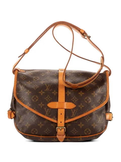 Louis Vuitton Pre-Owned Saumur PM Monogram cross body bag Brown VI1921