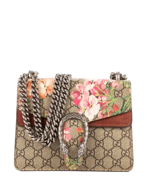 Gucci Pre-Owned mini Blooms Dionysu chain shoulder bag Neutrals 421970204991
