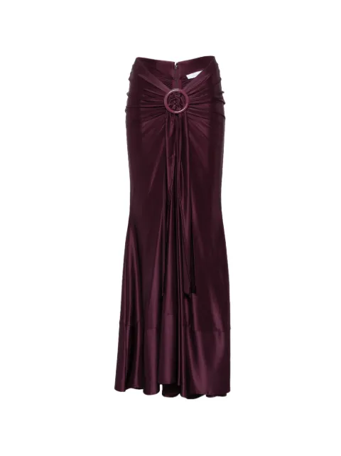 Rabanne ring-detail maxi skirt Purple 26AJJU195VI0267