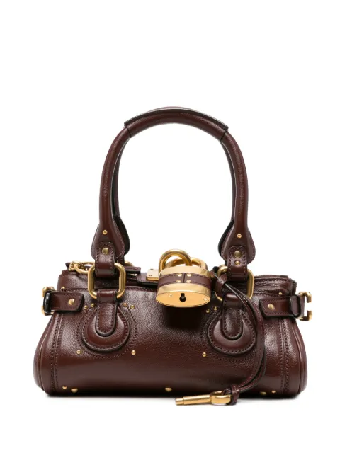 Chloé Paddington leather tote bag Brown CH26SS805P75