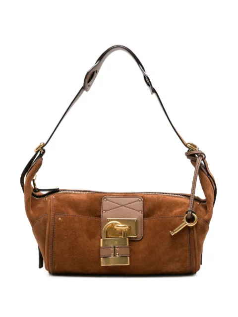 Chloé Paddington suede cross body bag Brown CH26AS809S77