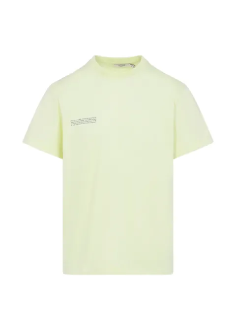 Pangaia slogan-print T-shirt Yellow 10000287