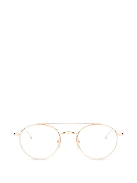 Thom Browne Eyewear round-frame glasses Gold UEO101A