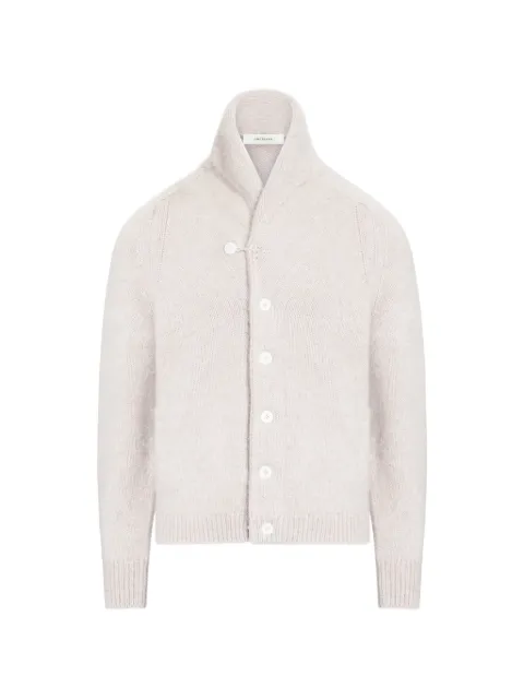 Umit Benan Montana buttoned knitted cardigan Neutrals FW25M901218010010