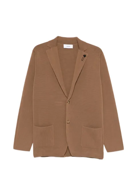 Lardini Paljm100 pocket buttoned blazer Brown PALJM100PA66024