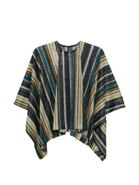 Siyu Zoe striped-pattern kaftan Blue S26SGZB1285
