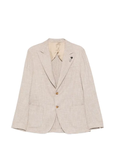 Lardini patterned jacket Neutrals CN688AEPAIF66526
