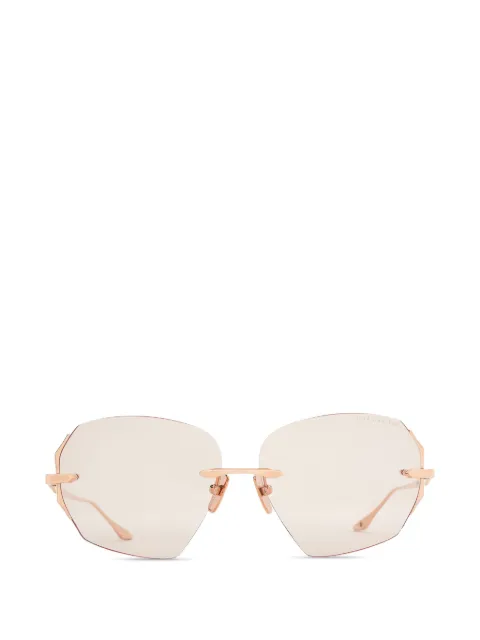 Dita Eyewear geometric-frame sunglasses Pink DTX200
