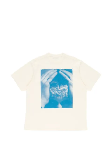 Pop Trading Company graphic-print T-shirt Neutrals POPSS2602030