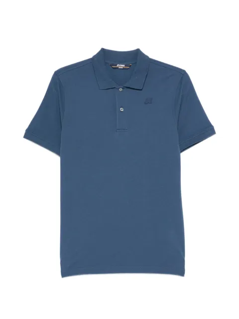K-Way Amedee logo piqué polo shirt Blue K5127BW